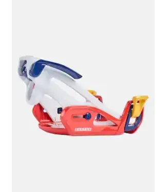 Burton Burton - Yth GROM STEP-ON BINDING - White/Multi -