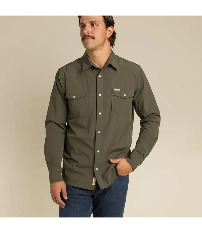 Sendero - CONFLUENCE TECH L/S Button Up - Desert Sage -