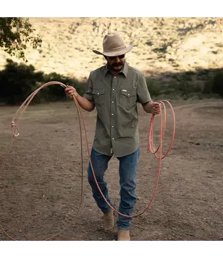 SENDERO Provisions Co. Sendero - CONFLUENCE TECH S/S Button Up - Desert Sage -