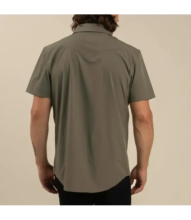 Sendero - CONFLUENCE TECH S/S Button Up - Desert Sage -