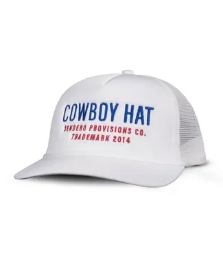 SENDERO Provisions Co. SENDERO - COWBOY Hat - White/Red/Blue