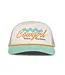 SENDERO - Coastal Cowgirl Hat - Cream/Teal