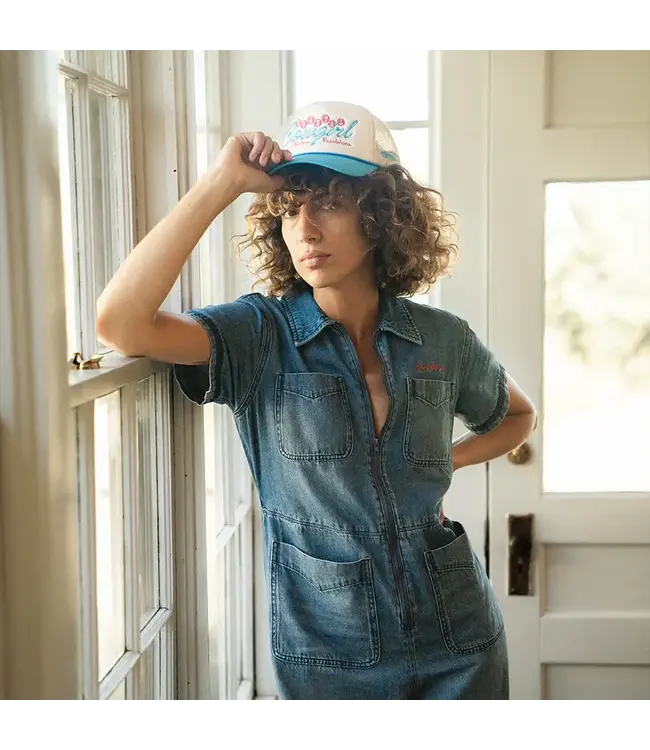 SENDERO - Coastal Cowgirl Hat - White/Blue