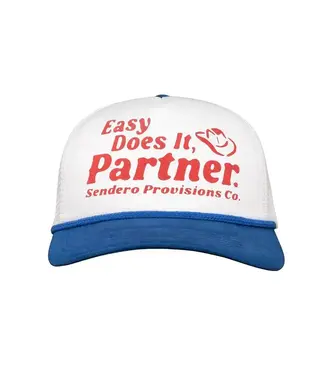 SENDERO Provisions Co. SENDERO - Easy Does It Hat - White/Red