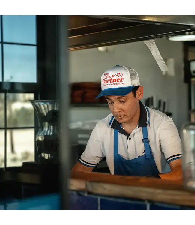 SENDERO - Easy Does It Hat - White/Red