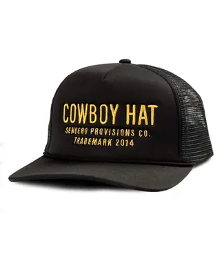 SENDERO Provisions Co. SENDERO - COWBOY Hat - Black/Gold