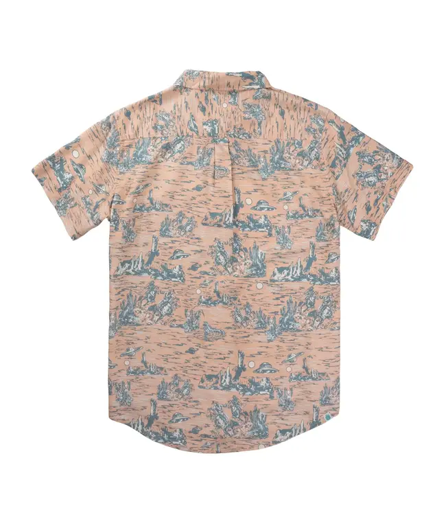 Sendero - CITY SLICKER BUTTON UP S/S - Coral -