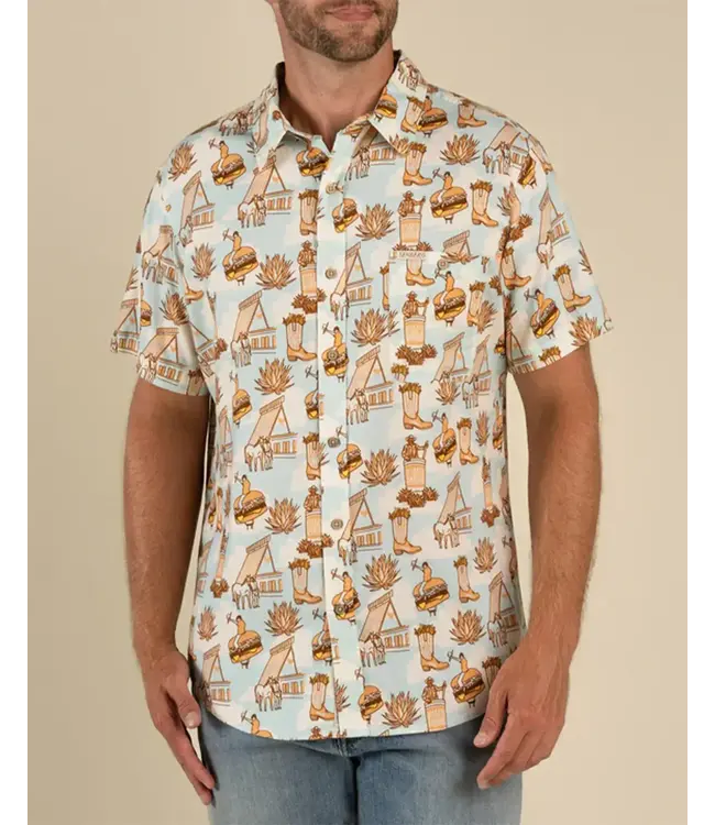 Sendero - CITY SLICKER BUTTON UP S/S - Cowboy Drive Thru -