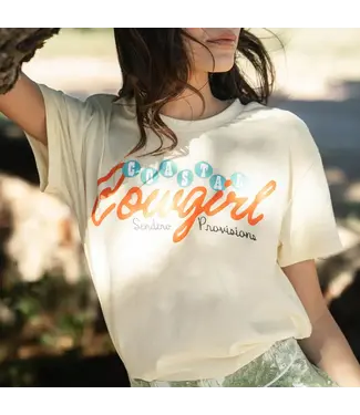 SENDERO Provisions Co. Sendero - COASTAL COWGIRL TEE - Vintage White -