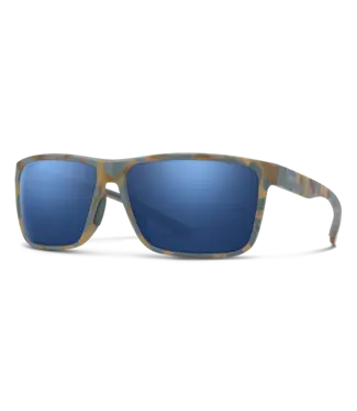 Smith Optics Smith - RIPTIDE - Matte Flint/Tarmac Tortoise w/ CP GLASS  POLAR Dark Blue Mirror