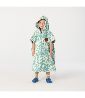 Slowtide - Yth CHANGING PONCHO - Sunny Sky Blue