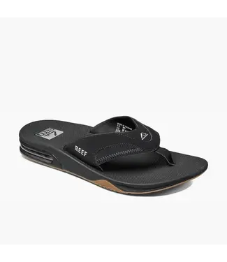 Reef REEF - Mens FANNING - Black/Silver -