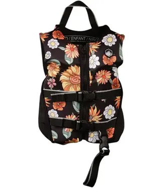 Liquid Force Liquid Force - Yth DREAM PFD - Black Flowers - CHILD (33-55lbs)