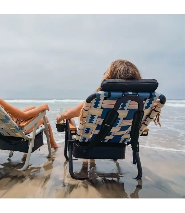 PARKIT - ECLIPSE BEACH CHAIR w/ Cooler -  Classic Blue