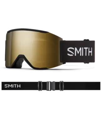 Smith Optics Smith - SQUAD MAG - Black w/ CP Sun Black Gold Mirror + Bonus Storm Blue CP Lens