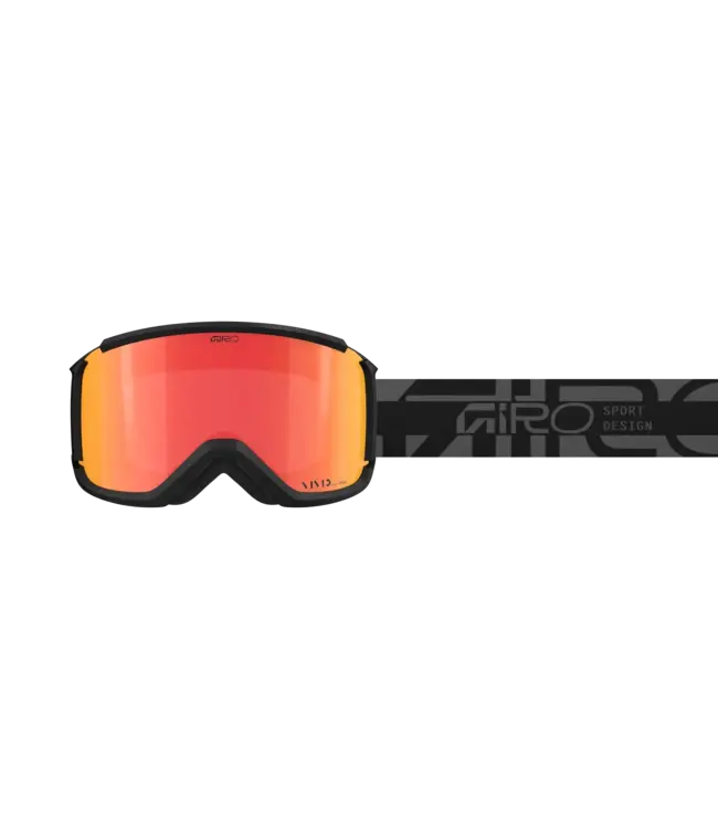 GIRO - REVOLT Goggle - Black Stacked w/ VIVID Ember + CLEAR Lens