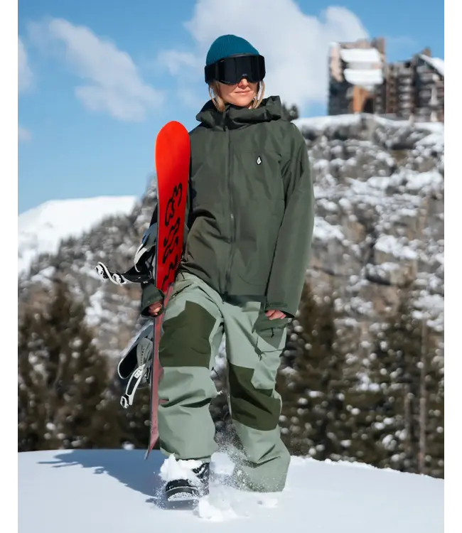 Volcom - Wmns CRESTON 3D Stetch BIB - Light Green -