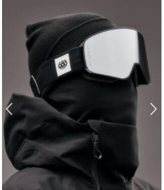 686 686 - FOUNDATIN GOGGLE PACK - Black w/ Silver Mirror + Facemask