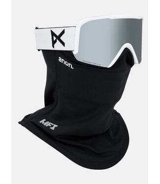 Anon Anon - NESA S Goggles - White w/ PERCEIVE Sunny Onyx + BONUS Lens + MFI Facemask