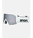 Anon - NESA S Goggles - White w/ PERCEIVE Sunny Onyx + BONUS Lens + MFI Facemask