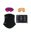 Anon - NESA S Goggles - Black w/ PERCEIVE Sunny Red + BONUS Lens + MFI Facemask