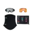 Anon - NESA S Goggles - Black w/ PERCEIVE Sunny Onyx + BONUS Lens + MFI Facemask