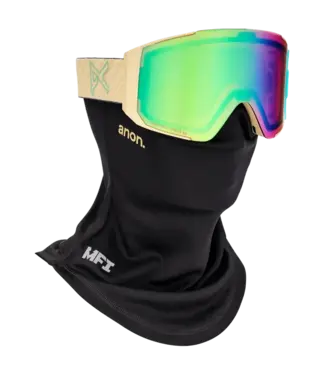 Anon Anon - SYNC Goggles - Beachwood w/ PERCEIVE Variable Green + BONUS Lens + MFI Facemask