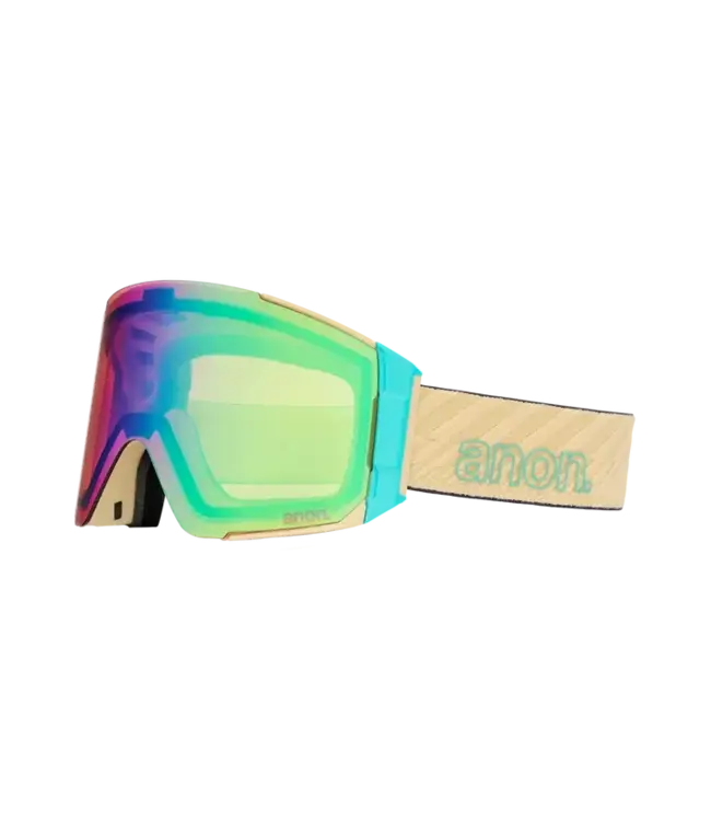 Anon - SYNC Goggles - Beachwood w/ PERCEIVE Variable Green + BONUS Lens + MFI Facemask