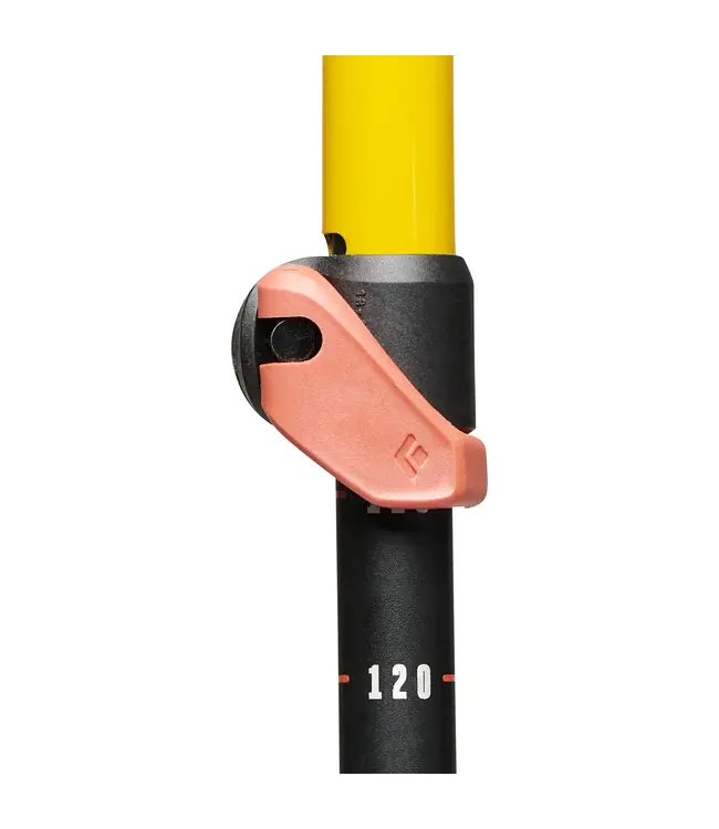 Black Diamond - TRAVERSE 3 Ski POLES - Sulphur Green - 100cm-140cm