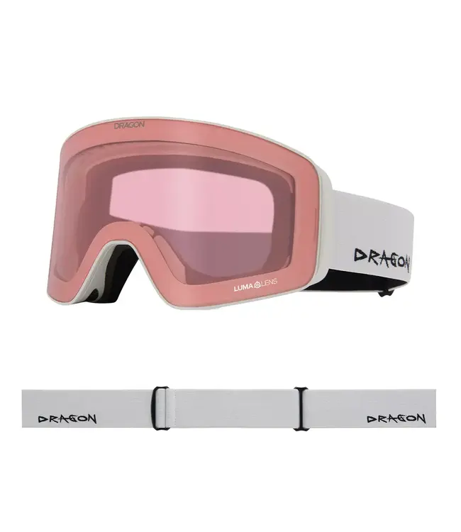 DRAGON - SLAIN MAG (Cylindrical Lens) - Off White w/ Rose Gold Ion + Bonus lens