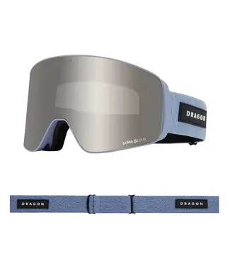 Dragon DRAGON - SLAIN MAG (Cylindrical Lens) - Steel Blue w/ Silver Ion + Bonus Lens
