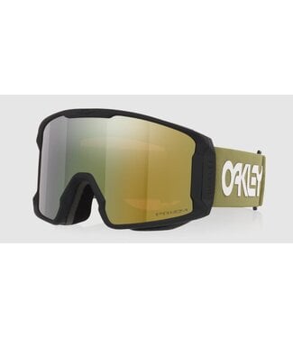 Oakley Oakley - LINE MINER (Medium) - Matte Black/Sage w/ PRIZM Sage Gold Iridium + CLEAR LENS