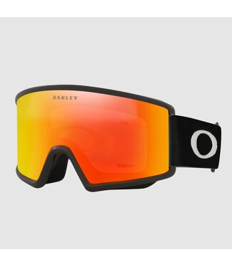 Oakley Oakley - TARGET LINE (Large) - Matte Black w/ Fire Iridium + Persimmon