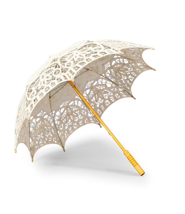 Goldenstate Lace Parasol Ivory