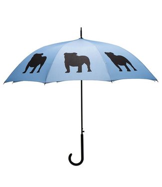 San Francisco Umbrella English Bulldog - Blue/Black