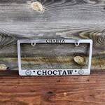 Chahta/Choctaw Metal License Plate Frame