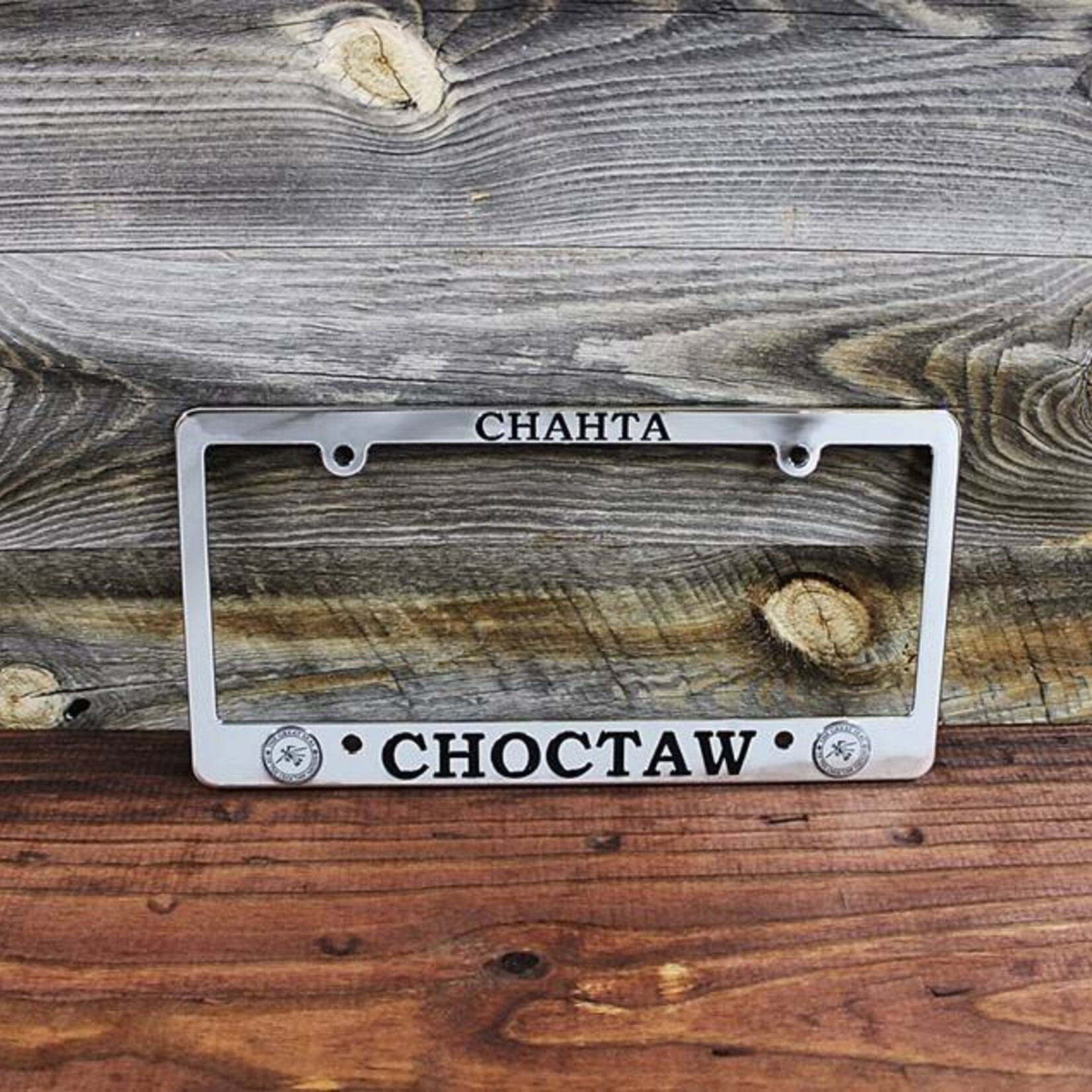 "CHAHTA / CHOCTAW" Metal License Plate Frame