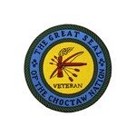 Choctaw Nation Veteran Patch - 4 inch
