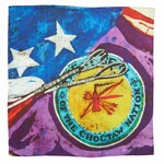 *JU Choctaw Seal/American Flag Art Work Scarves-*JU