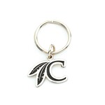 C Feather Keychain