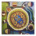 *JU 5 x 7 Art Magnet