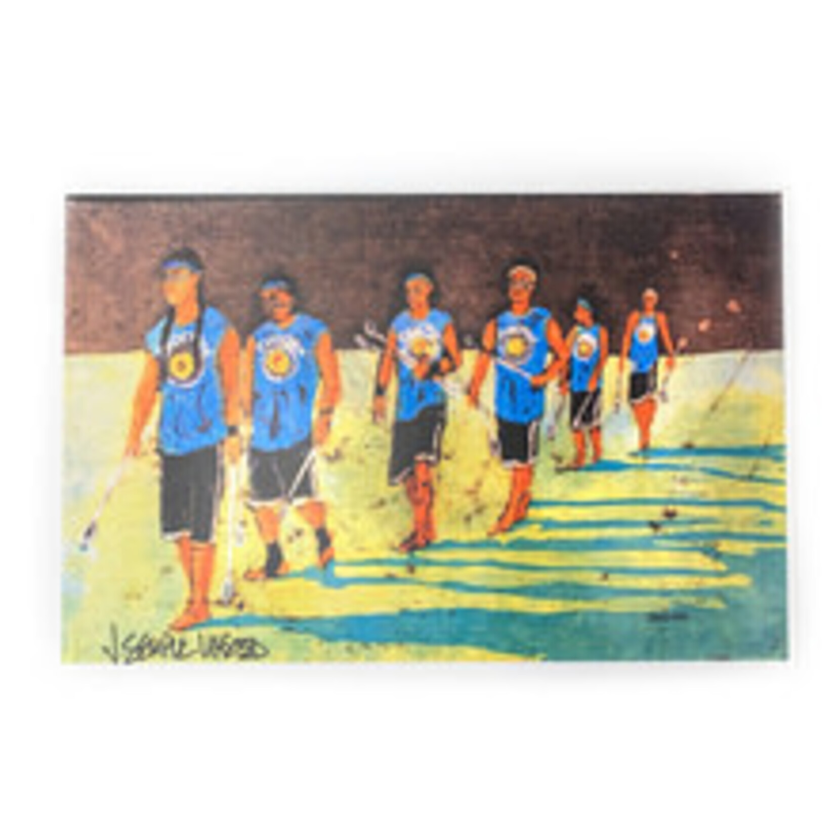 *JU "STICKBALL ISHTABOLI" 11 X17 PRINT