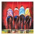 *JU "Choctaw Red Power" 14 X 18 Giclee on Canvas