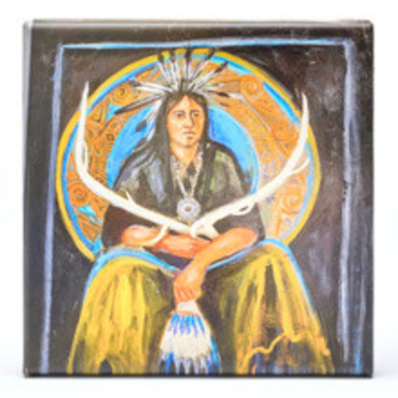 *JU Earth Mother 8x8 Stretched giclee Canvas Print