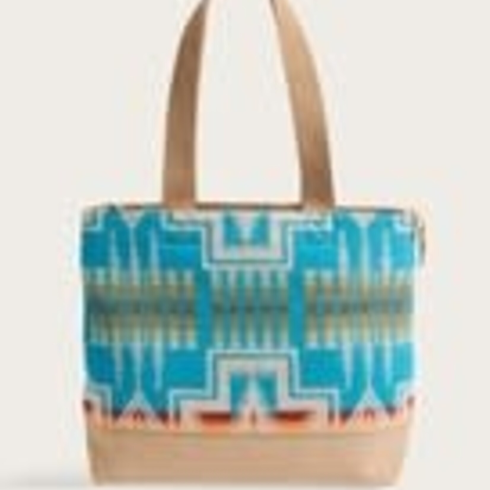 Pendleton City Zip Tote Harding Turquoise