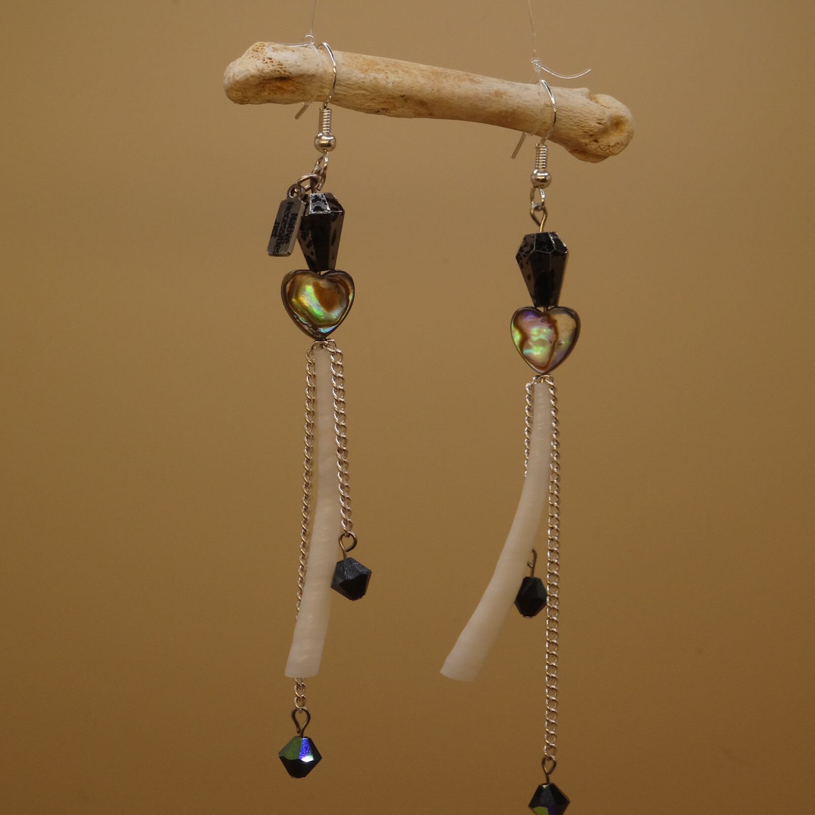 *AW Dentlalium/ AboloneEarrings