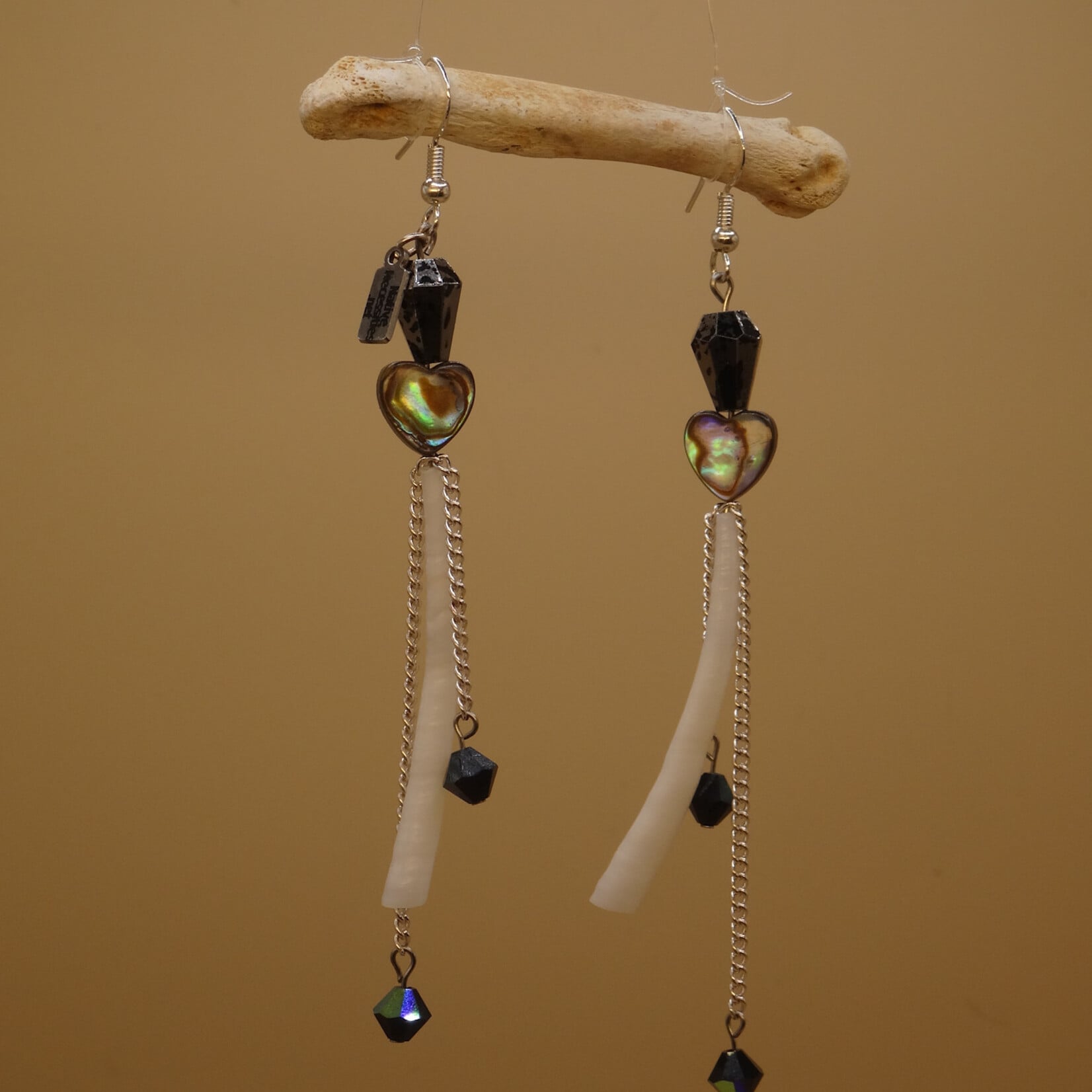 Dentlalium/ Abolone Earrings AW