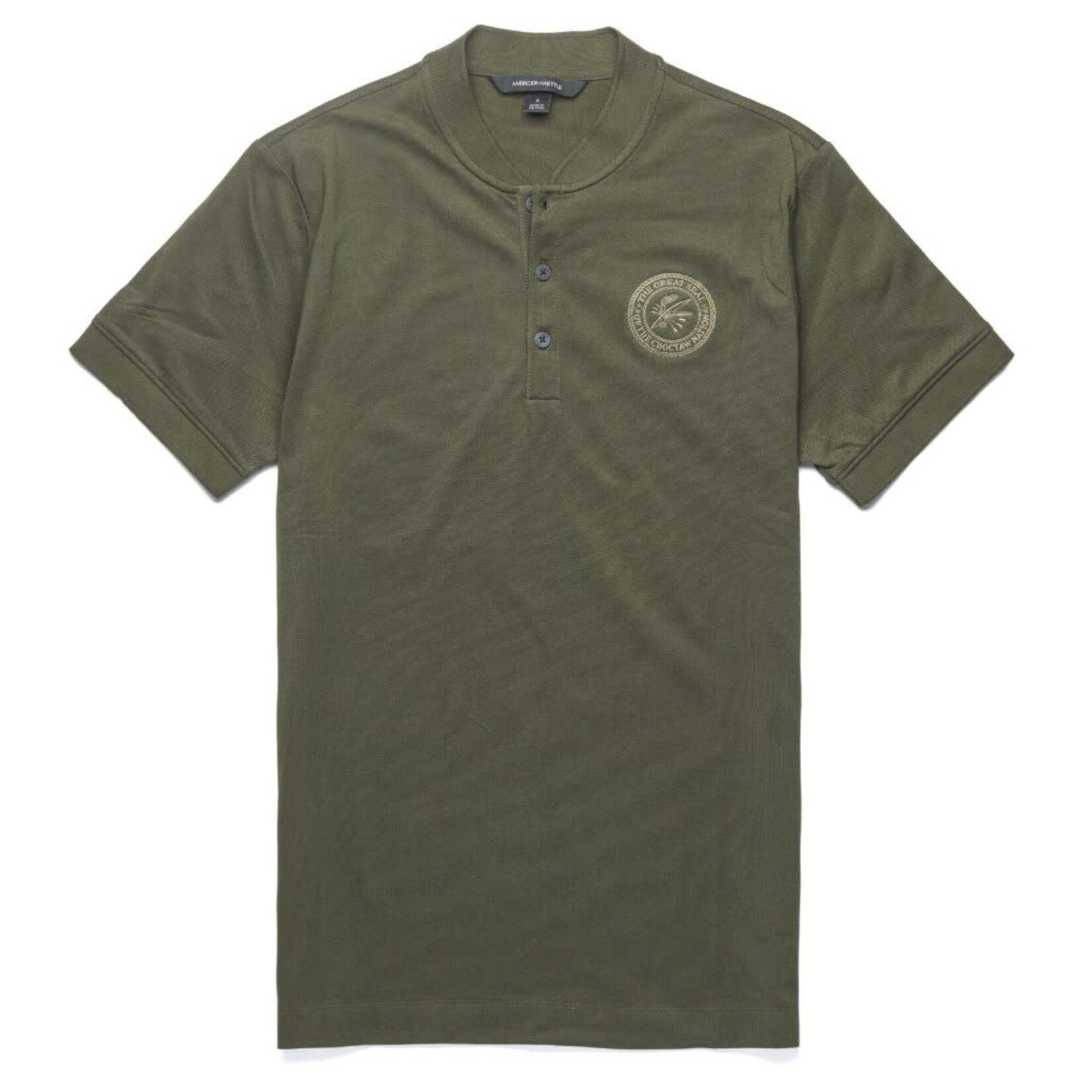 Mens Mercer Green  Polo
