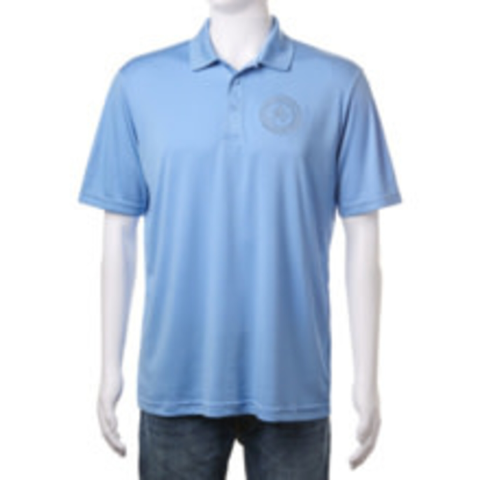 Mens Posi Polo  Carolina Blue 2X