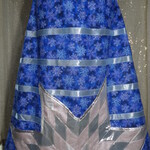 *AW Women's Winter Star Ribbon Skirt S/M Christmas